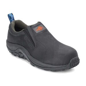 Merrell Mens J099302 Black Jungle Moc Leather Composite Toe Work Shoes